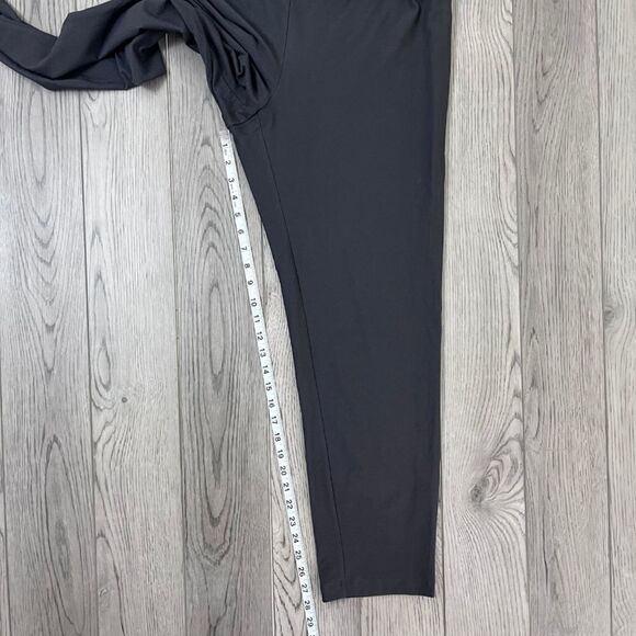 Eileen Fisher Size L Pull On Stretch Crepe Ankle Trouser Minimalist Pants Office - Picture 9 of 13